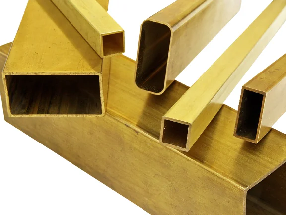 Бронзовая профильная труба 85 мм 105 мм 10 мм БрАЖМЦ