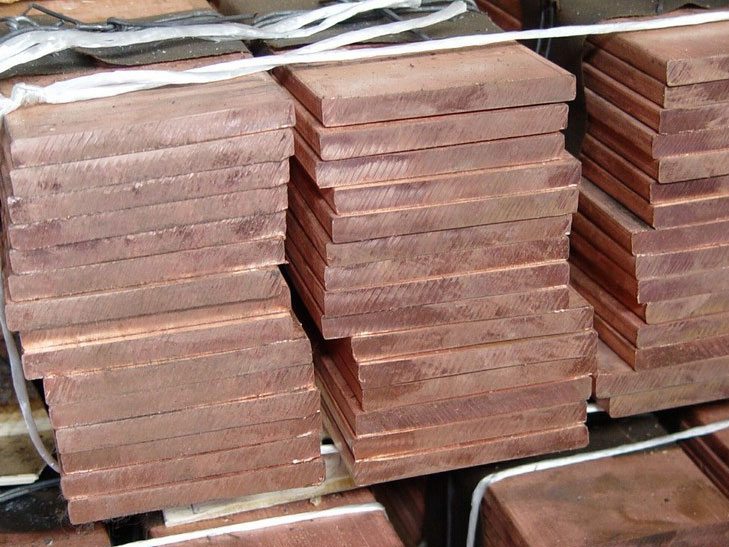 Медная плита горячекатаная 700 мм 400 мм 36 мм М1 ГОСТ 1173-2006