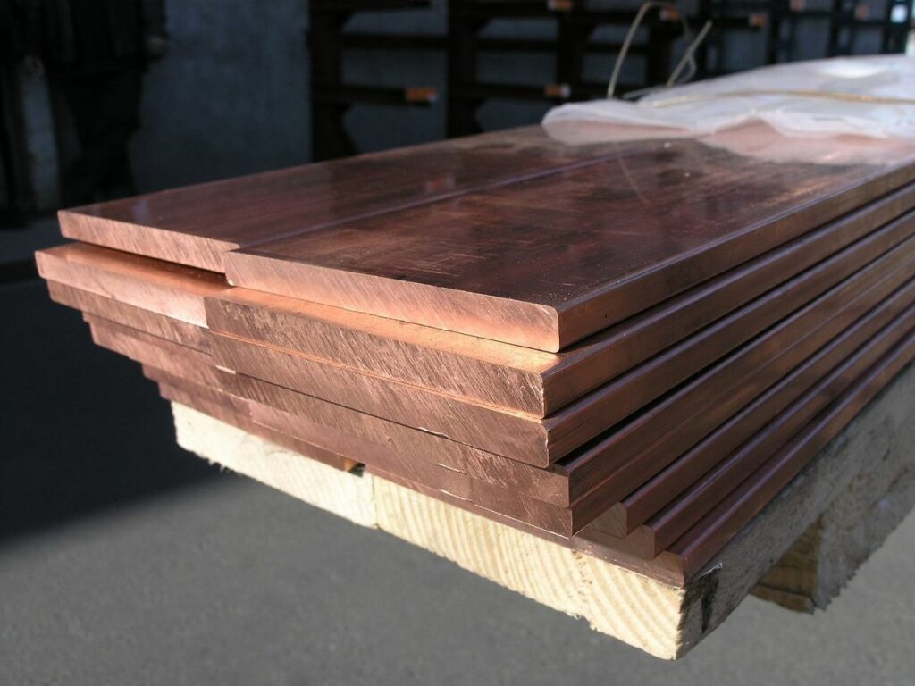 Медная полоса 3,5 мм М1 ГОСТ 1173-2006