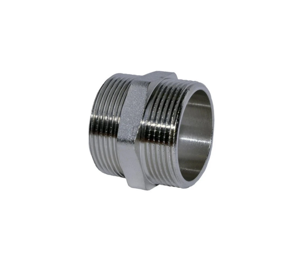 Стальной ниппель шестигранный резьбовой 40 мм 68 мм A105 BS 3799