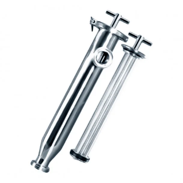 Угловой трубчатый фильтр 100 мм сварка/сварка AISI 304 DIN GG